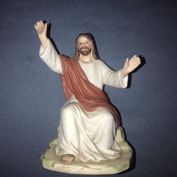 1996 Home Interiors Greatest Story Ever Told Sermon on the Mount Figurine 6.5" - Picture 2 of 5